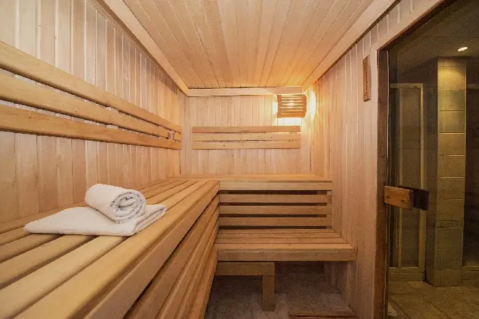 Sauna interior